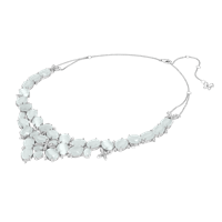 Collier Comete Femme Farfalle Di Enzo Miccio in Argent Zirconia GLA141